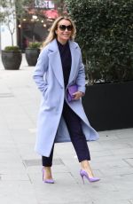 AMANDA HOLDEN Leaves Global Radio Studios in London 01/17/2024