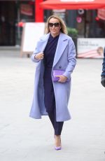 AMANDA HOLDEN Leaves Global Radio Studios in London 01/17/2024