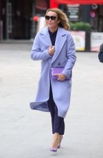 AMANDA HOLDEN Leaves Global Radio Studios in London 01/17/2024