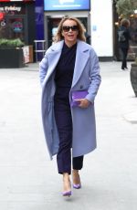 AMANDA HOLDEN Leaves Global Radio Studios in London 01/17/2024