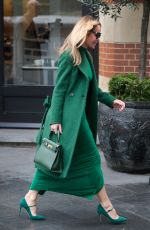 AMANDA HOLDEN Leaves Global Radio Studios in London 01/25/2024