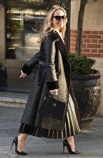 AMANDA HOLDEN Leaves Global Studios Heart Breakfast Show in London 01/16/2024
