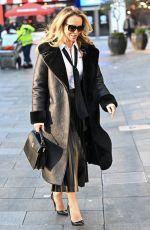 AMANDA HOLDEN Leaves Global Studios Heart Breakfast Show in London 01/16/2024