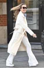AMANDA HOLDEN Leaves Global Studios Heart Breakfast Show in London 01/24/2024