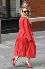 AMANDA HOLDEN Leaves Heart Breakfast Show in London 01/12/2024