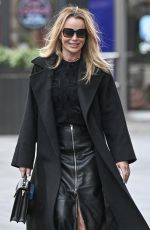 AMANDA HOLDEN Leaves Heart Breakfast Show in London 01/22/2024