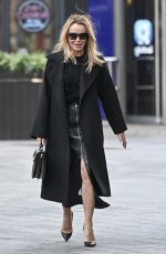AMANDA HOLDEN Leaves Heart Breakfast Show in London 01/22/2024