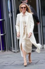 AMANDA HOLDEN Leaves Heart Breakfast Studio in London 01/30/2024