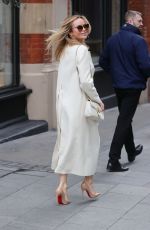 AMANDA HOLDEN Leaves Heart Breakfast Studio in London 01/30/2024