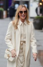 AMANDA HOLDEN Leaves Heart Breakfast Studio in London 01/30/2024