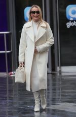 AMANDA HOLDEN Leaves Heart Radio in London 01/02/2024