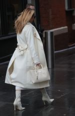 AMANDA HOLDEN Leaves Heart Radio in London 01/02/2024