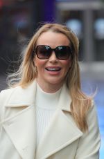 AMANDA HOLDEN Leaves Heart Radio in London 01/02/2024