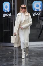 AMANDA HOLDEN Leaves Heart Radio in London 01/02/2024