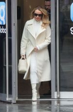 AMANDA HOLDEN Leaves Heart Radio in London 01/02/2024
