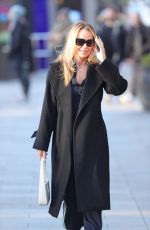 AMANDA HOLDEN Leaves Heart Radio in London 01/15/2024
