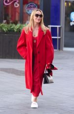 AMANDA HOLDEN Leaves the Global Radio in London 01/26/2024
