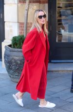 AMANDA HOLDEN Leaves the Global Radio in London 01/26/2024