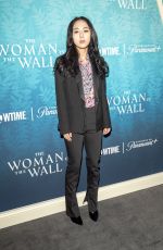 AMBER WANG at The Woman in the Wall Premiere in New York 01/17/2024
