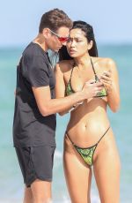 AMBRA GUTIERREZ in Bikini at a Beach in Miami 01/03/2024