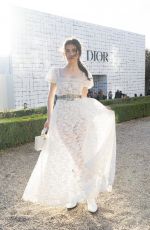 AMELIE ZILBER at Christian Dior Haute Couture SS24 Show at Paris Fashion Week 01/22/2024