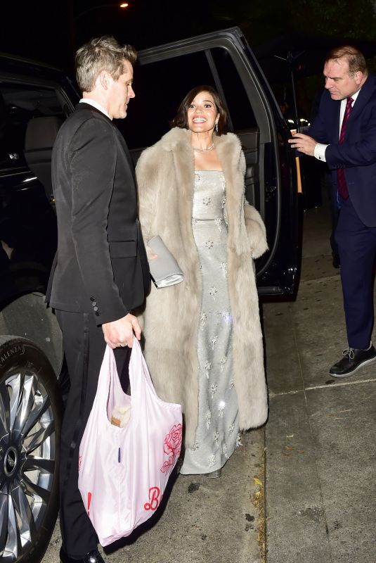 AMERICA FERRERA and Ryan Piers Williams Arrives at Golden Globe Afterparty at Chateau Marmont 01/07/2024