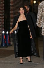 AMERICA FERRERA Arrives at Late Show with Stephen Colbert in New York 01/10/2024