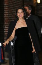 AMERICA FERRERA Arrives at Late Show with Stephen Colbert in New York 01/10/2024