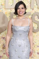 AMERICA FERRERA at 81st Annual Golden Globe Awards in Los Angeles 01/07/2024