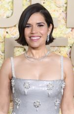 AMERICA FERRERA at 81st Annual Golden Globe Awards in Los Angeles 01/07/2024