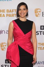 AMERICA FERRERA at Bafta Tea Party in Beverly Hills 01/13/2024