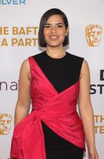 AMERICA FERRERA at Bafta Tea Party in Beverly Hills 01/13/2024