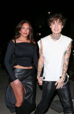 ANASTASIA KARANIKOLAOU and Jaden Hossler Arrives at SHOREbar in Santa Monica 01/25/2024