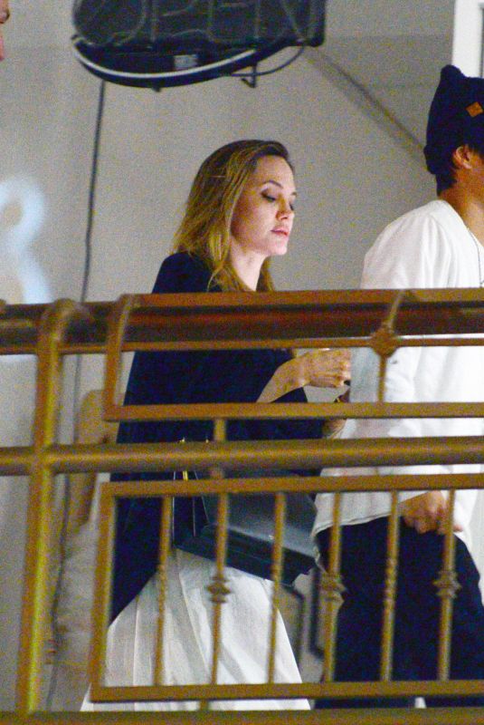 ANGELINA JOLIE and Her Son Pax Out for Sushi in Los Angeles 01/24/2024