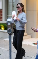 ANGELINA JOLIE Leaves a Friend