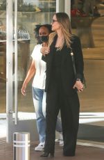 ANGELINA JOLIE Shopping at Neiman Marcus in Beverly Hills 01/05/2024
