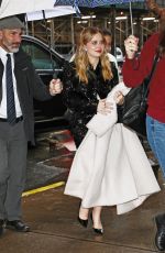ANGOURIE RICE Arrives at Drew Barrymore Show in New York 01/09/2024