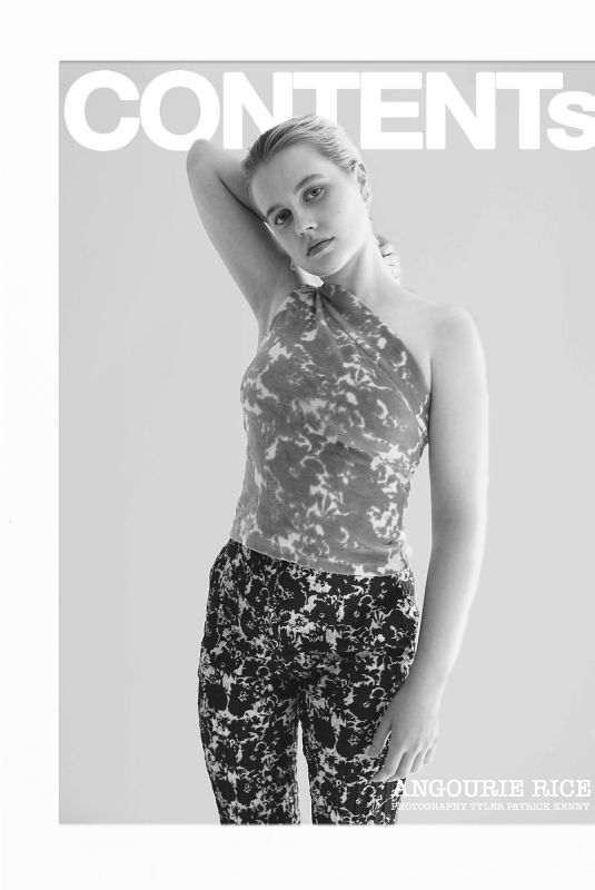 ANGOURIE RICE for Contentmode Magazine, January 2024