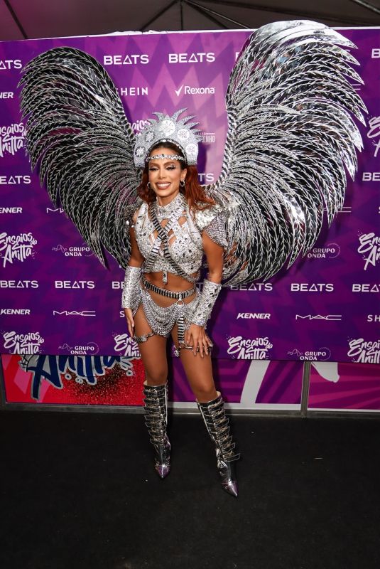 ANITTA Performs at Ensaio da Anitta Concert 01/21/2024