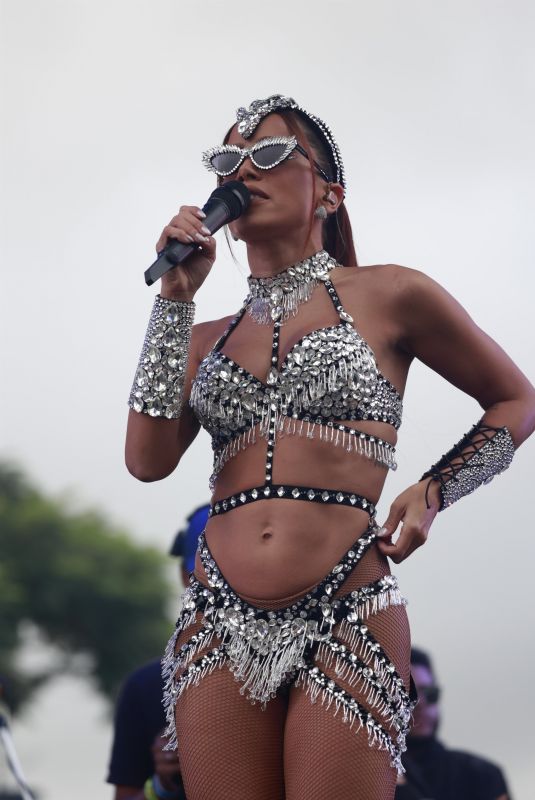 ANITTA Prerforms at Ensaios da Anitta Event in Sao Paulo 01/25/2024