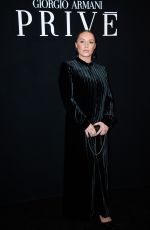 ANNIE STARKE at Giorgio Armani Prive Haute Couture Spring/Summer 2024 Show at Paris Fashion Week 01/22/2024