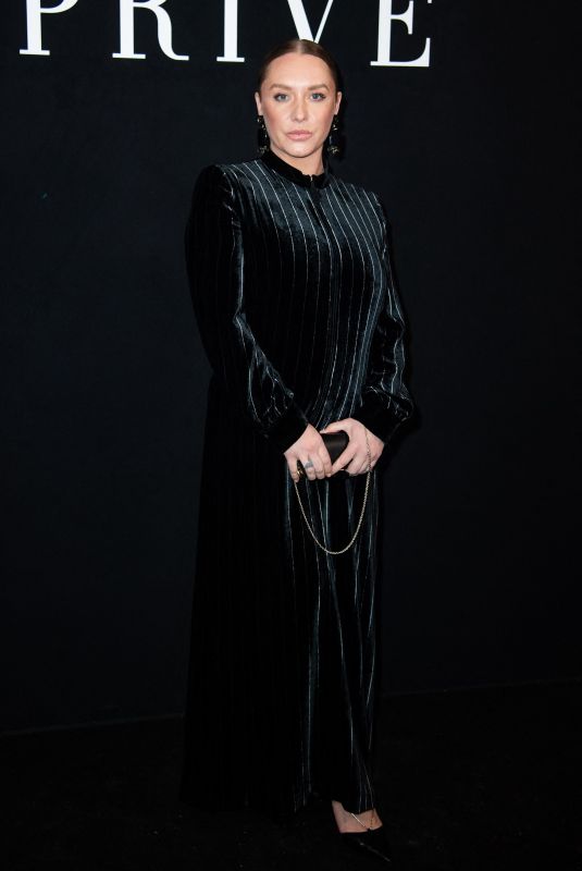 ANNIE STARKE at Giorgio Armani Prive Haute Couture Spring/Summer 2024 Show at Paris Fashion Week 01/22/2024