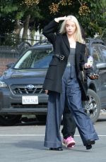ANYA TAYLOR-JOY Visits a Friend in Los Angeles 01/18/2024
