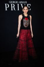 ARAYA HARGATE at Giorgio Armani Prive Haute Couture Spring/Summer 2024 Show at Paris Fashion Week 01/22/2024