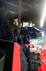 ARI FLETCHER Out for dinner at Carbone in Miami 01/13/2023