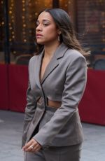 ARIANA DEBOSE Arrives at Global Radio Studios in London 01/24/2024