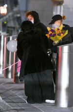 ARIANA GRANDE Arrives at JFK Airport in New York 01/21/2024