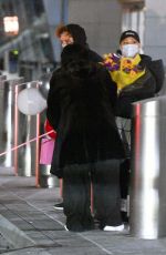 ARIANA GRANDE Arrives at JFK Airport in New York 01/21/2024