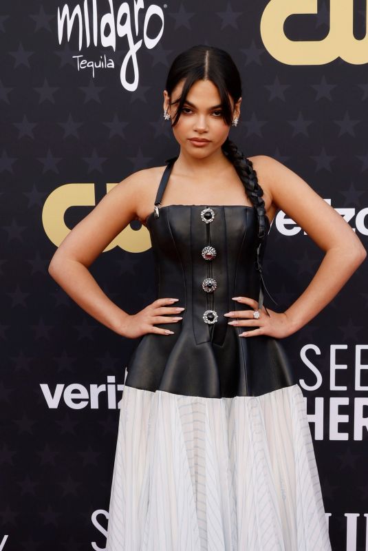 ARIANA GREENBLATT at 2024 Critics Choice Awards in Santa Monica 01/14/2024