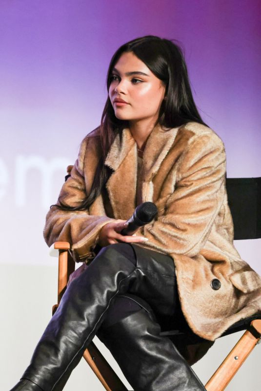 ARIANA GREENBLATT at a Barbie Screening and Q&A in Los Angeles 01/06/2024